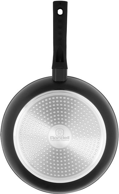 Сковорода Rondell Buffalo RDA-1482 круглая 26см покрытие: Xylan Plus ручка несъемная (без крышки) черный фото 3
