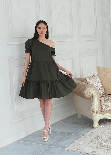 Платье женское Verenika «Моника» хаки 44 ОПТ фото 1