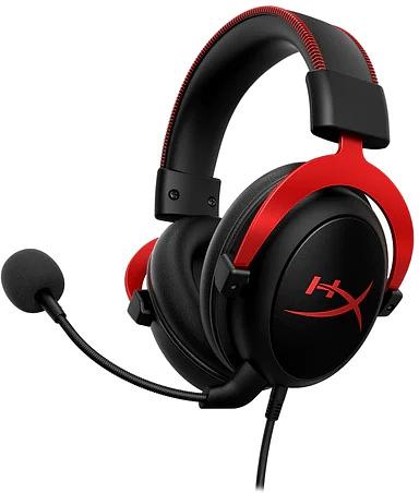 Наушники с микрофоном HyperX Cloud II (CL003) черный/красный 1м мониторные оголовье (4P5M0AA) фото 1