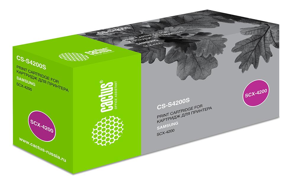 Картридж лазерный Cactus SCX-D4200A CS-S4200S SCX-D4200A черный (3000стр.) для Samsung SCX-D4200 фото 1