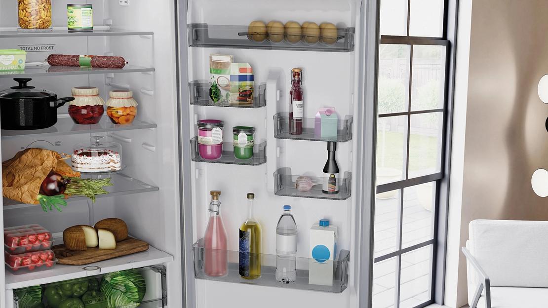 Холодильник Hotpoint HT 6200 S 2-хкамерн. серебристый мат. фото 5