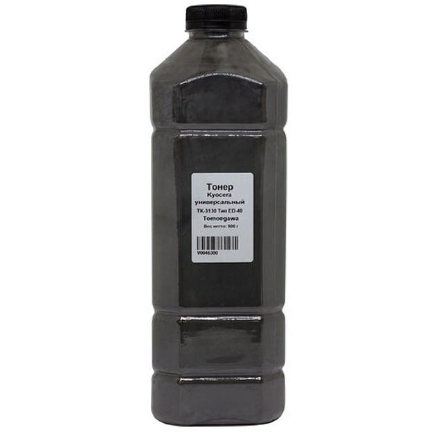 Tomoegawa Тонер универсальный для Kyocera TK-3130, Тип ED-40, Bk, 900 г, канистра фото 1