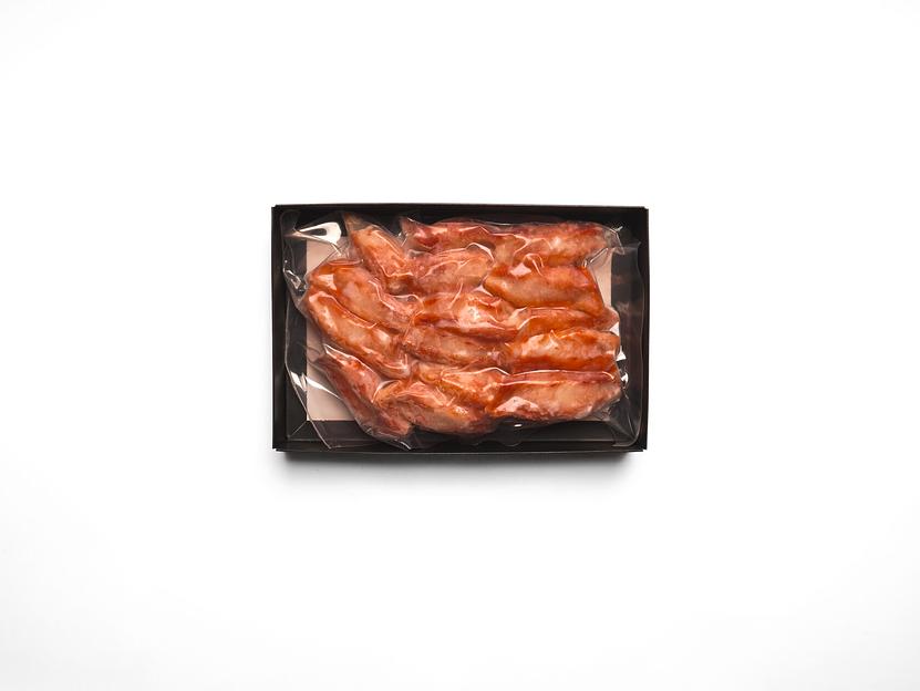 Краб Камчатский, Мясо коленца, в/м, кг IQF, х/п, цв. п., 7%, 6 шт., 6 кг, 1 кг ОПТ фото 1