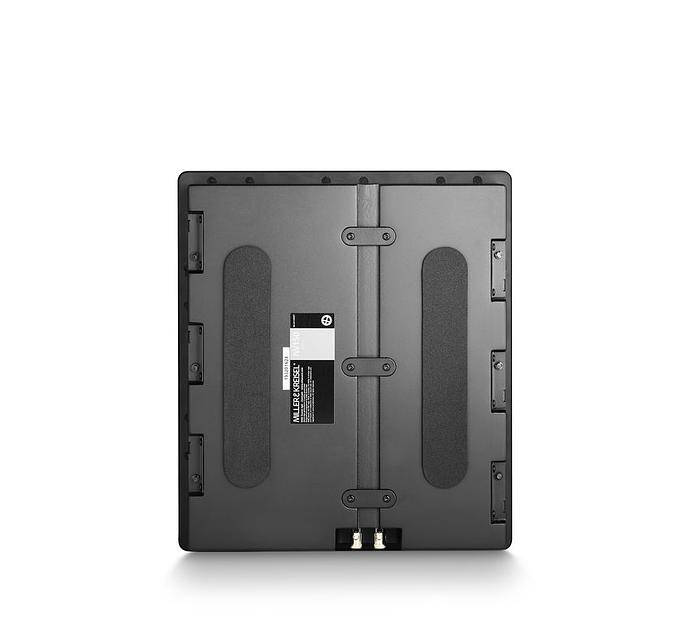 Встраиваемая акустическая система M&K Sound IW150 в корпусе. Металлический прямоугольный гриль под покраску. Цвет: Белый. фото 2