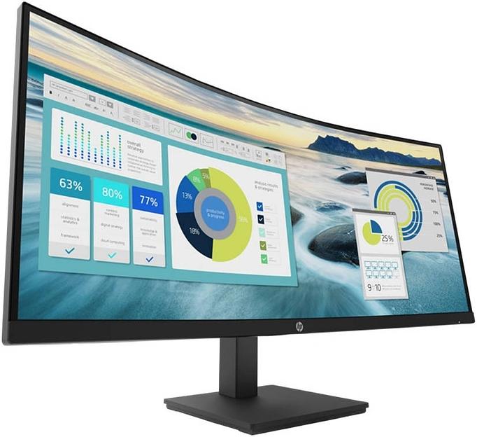 Монитор HP 34" P34hc G4 черный VA 21:9 HDMI матовая HAS 250cd 178гр/178гр 3440x1440 DP 2K USB 10.51кг фото 3