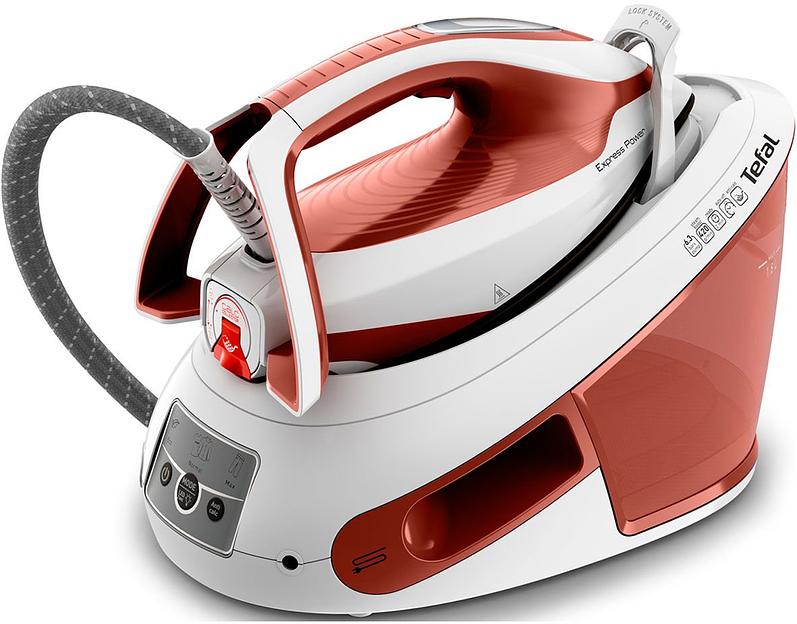 Парогенератор Tefal SV8110E0 2400Вт терракотовый/белый фото 2