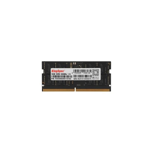 Оперативная память KINGSPEC KS5200D5N11016G DDR5 - 1x 16ГБ 5200МГц, для ноутбуков (SO-DIMM), Ret фото 1