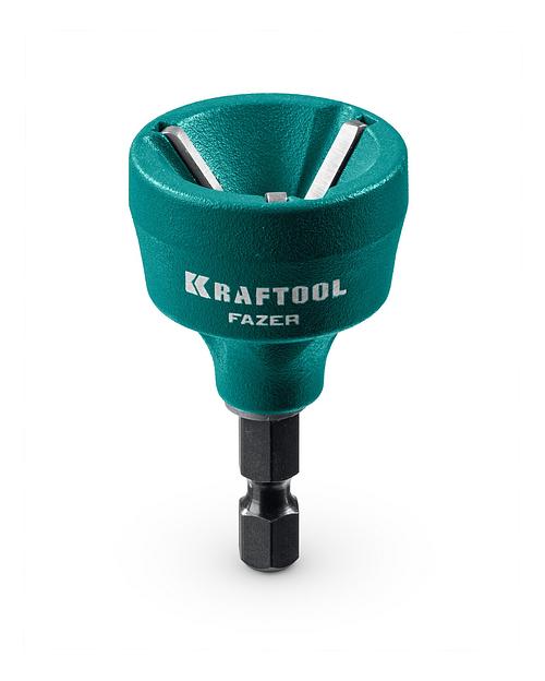 KRAFTOOL FAZER, 3-19 мм, фаскосниматель наружный (26200) фото 1