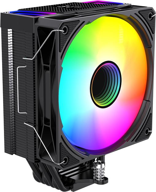 Устройство охлаждения(кулер) Bloody BD-AC220-ARGB1 ARGB Soc-AM5/AM4/1151/1200/2066/1700 черный 4-pin 14-26dB Al+Cu LCD 220W 596gr Ret (BD-AC220-ARGB1-BK) фото 2