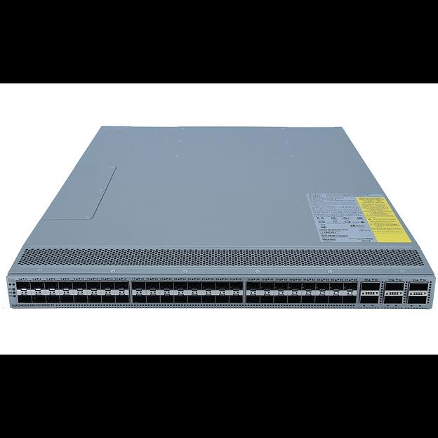 Коммутатор Cisco Nexus N9K-C93180YC-FX, направление охлаждения Port-side Intake фото 2