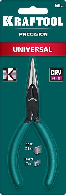KRAFTOOL Universal, 140 мм, прецизионные тонкогубцы (220017-3-14) фото 9