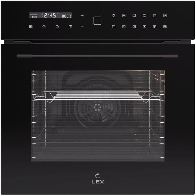 Духовой шкаф Электрический Lex EDS 101 BBL черный/нержавеющая сталь фото 1