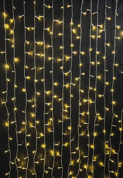 Гирлянда новогодняя светодиодная NGF-D030-06 занавес WW 6*2.5м IP44 Navigator Group 30648 фото 1