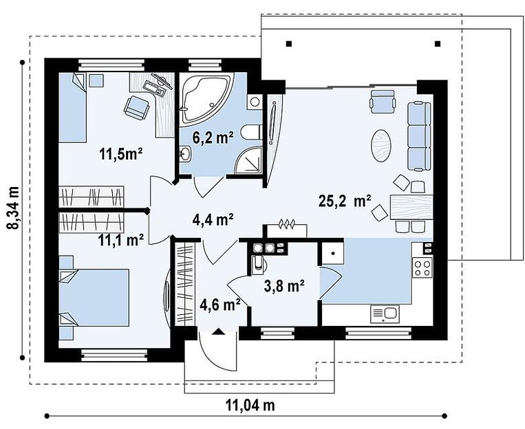 Проект дома «Сараево» фото 7