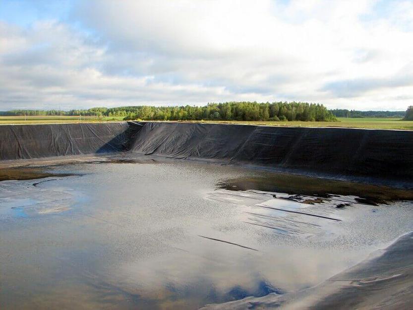 Геомембрана термоскрепленная с текстилем из HDPE и LDPE, опт фото 1