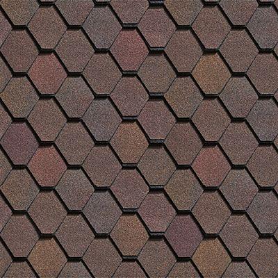 Мягкая черепица Shinglas ВЕСТЕРН двухслойная Каньон фото 1