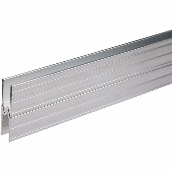 Стыковочный алюминиевый профиль для 6-7 мм, панелей 6102 фото 3