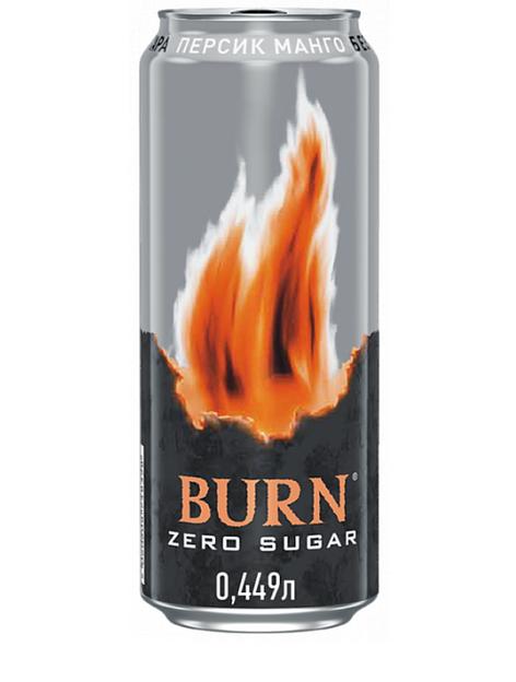 Энергетик Бёрн «Zero Манго Персик» 0,45 л ОПТ фото 1