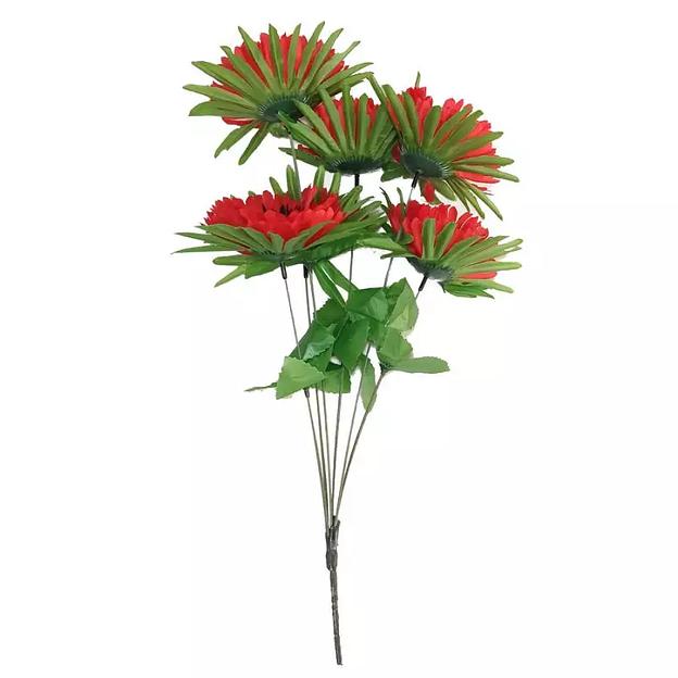 Букет астры 6 голов 44см 362-617 фото 2