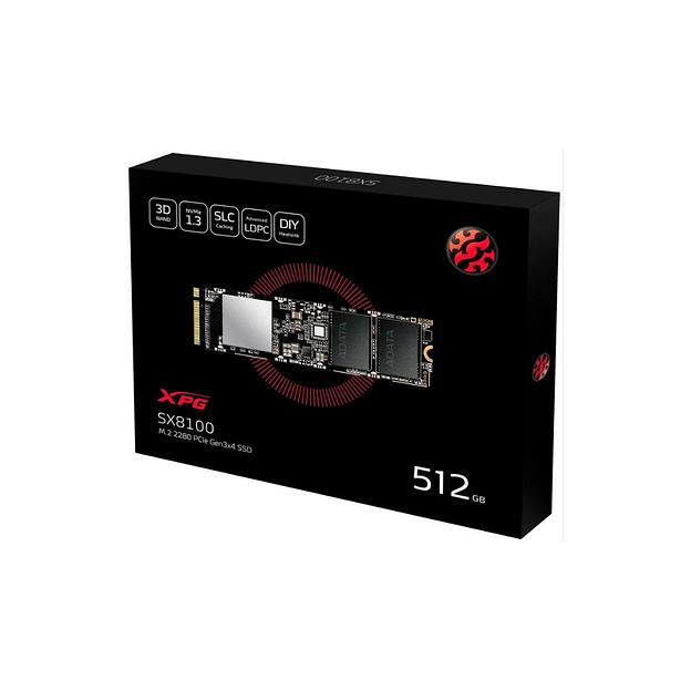 Твердотельный накопитель SSD ADATA XPG SX8100 512GB M.2 фото 3