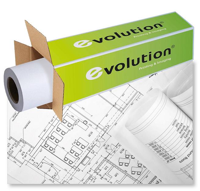 Бумага EVOLUTION Premium EXTRA Paper 80gr 0.914х50м втулка 2" / 50,8мм (ex.450L90503) фото 1