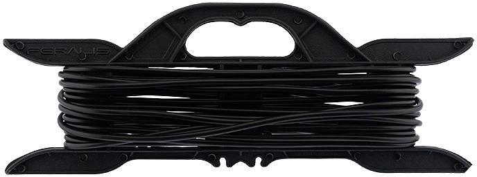 Удлинитель силовой PROconnect ПВС (11-7101) 2x0.75кв.мм 1розет. 10м ПВС 6A пласт.рамка черный фото 2