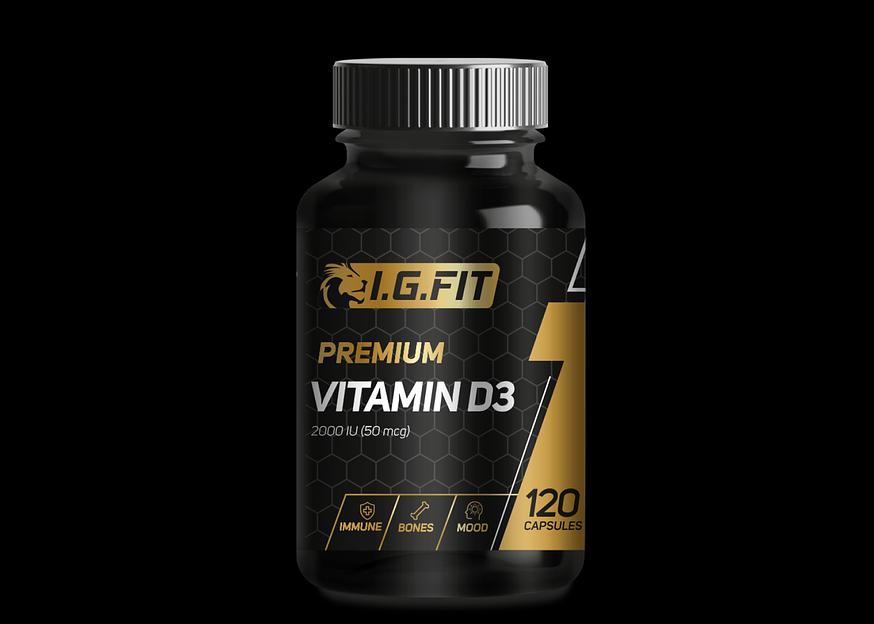 Комплексная пищевая добавка Витамин D3 2000, 120 капсул фото 1