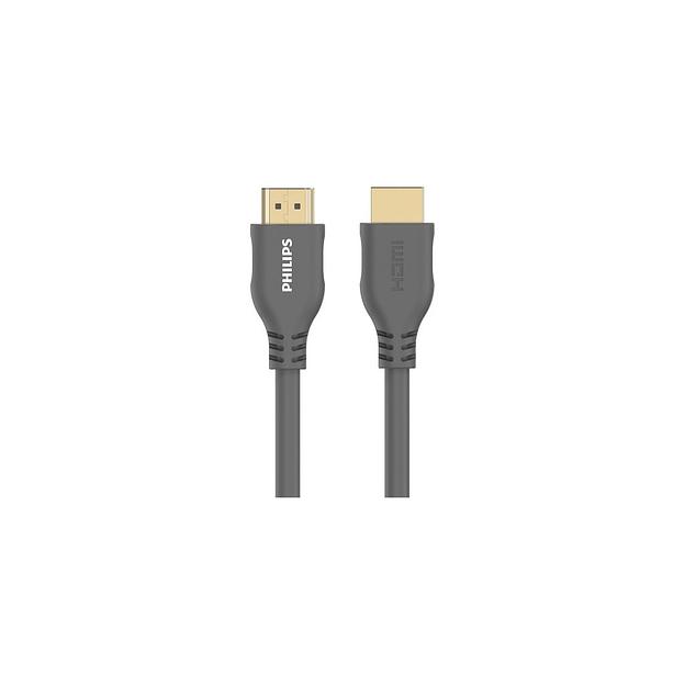 Кабель аудио-видео Philips 8K 60 Гц Ultra HD, HDMI (m) - HDMI (m), ver 2.1, AWG30, медь бескислородная, 3м, GOLD, серый [swv7130c/56] фото 1