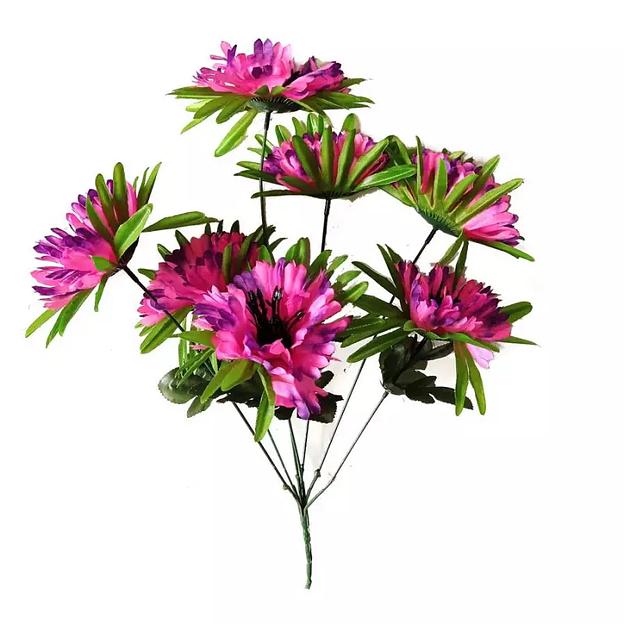 Букет астры 7 голов 42см 386-617 фото 2