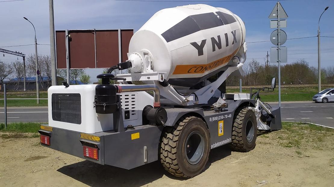 Бетоносмеситель с самозагрузкой YNIX QGMC5000 (20 м3/час) фото 2