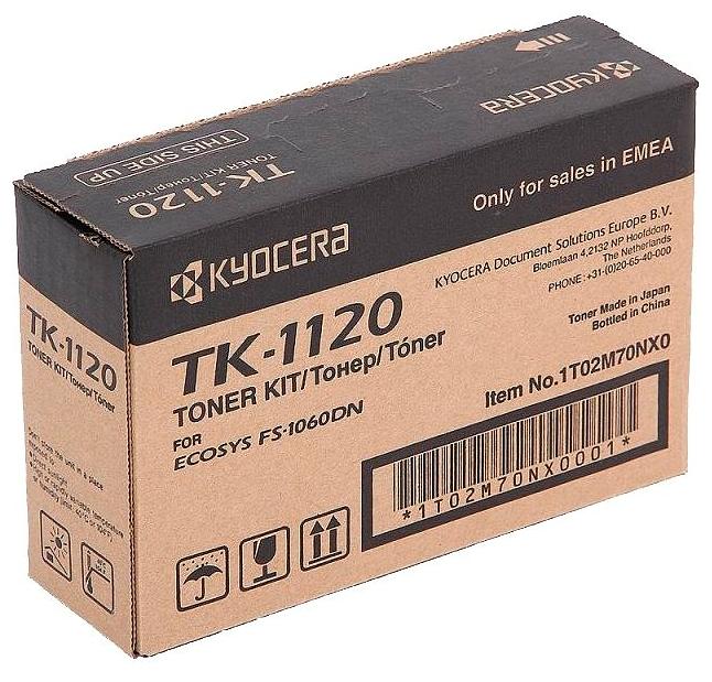 Тонер Картридж Kyocera TK-1120 черный для Kyocera FS-1060DN/1025/1125 (3000стр.) фото 3