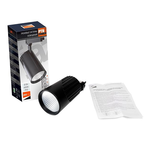 Светильник светодиодный трековый на шинопровод ДПО-32w 4000K 24° BL (чёрный) IP40 Jazzway PTR 1732 JazzWay 5026162 фото 2
