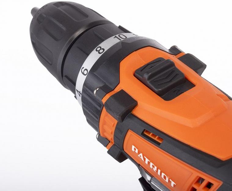 Дрель-шуруповерт Patriot BR 181UES аккум. патрон:быстрозажимной (кейс в комплекте) фото 4