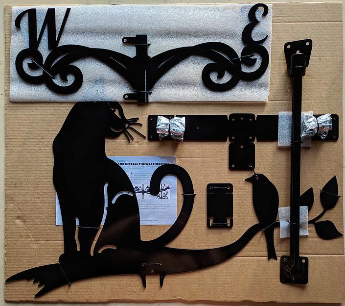 Флюгер «Кот и птичка» ОПТ фото 5