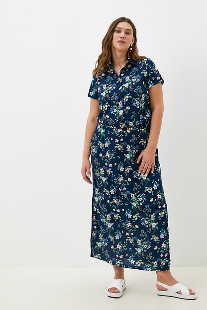 Платье Salma/синий принт фото 1