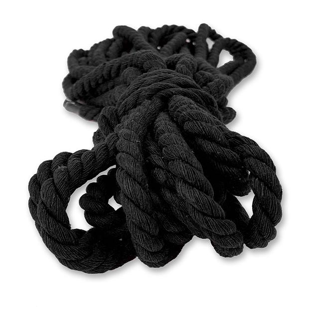 Канат хлопковый чёрный, 10 мм фото 9