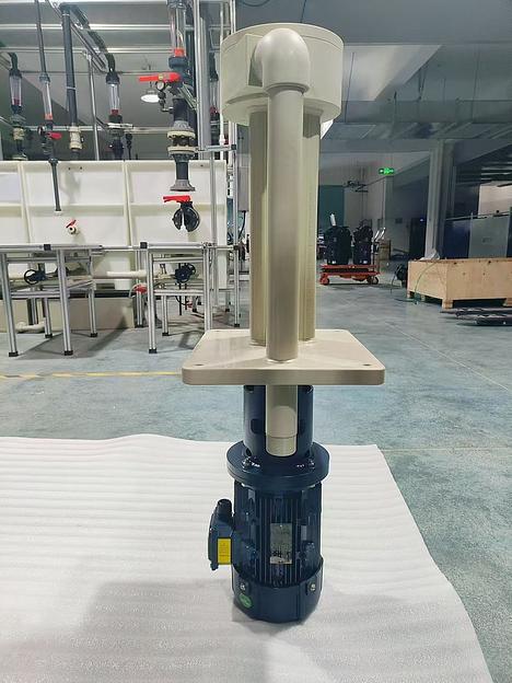 Вертикальный полупогружной центробежный насос с электродвигателем фото 2