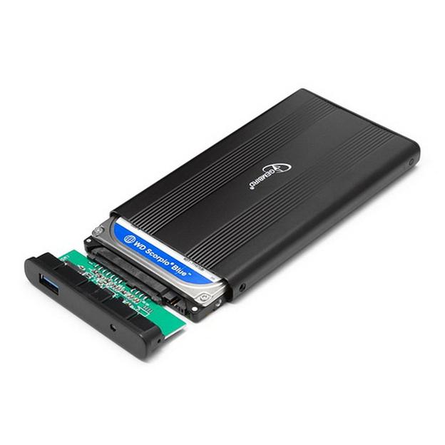Внешний корпус 2.5" Gembird EE2-U3S-5, черный, USB 3.0, SATA, металл Gembird {100} фото 4