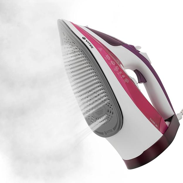 Утюг Vitek VT-8354 2600Вт фиолетовый/белый фото 5