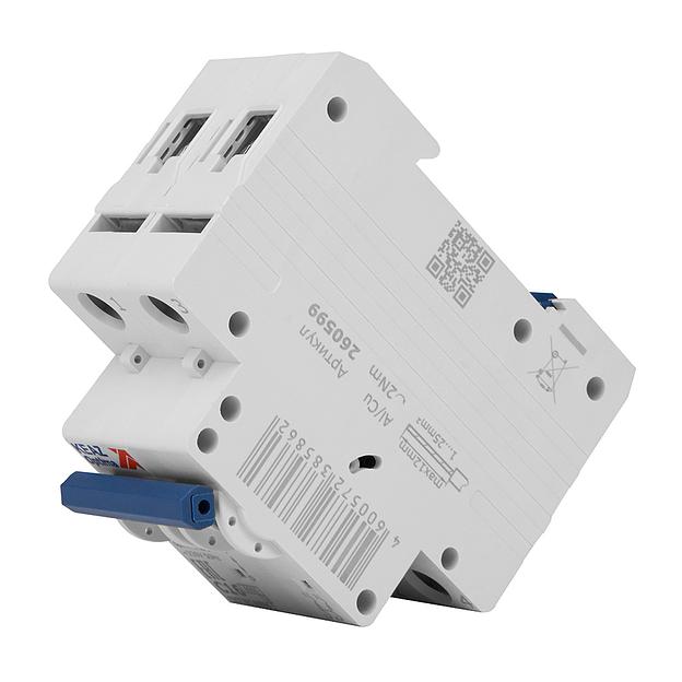Выключатель автоматический модульный 2п C 16А 6кА OptiDin BM63-2C16-УХЛ3 КЭАЗ 260599 фото 5