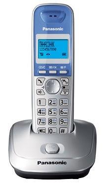 Р/Телефон Dect Panasonic KX-TG2511RUS серебристый/голубой АОН фото 2