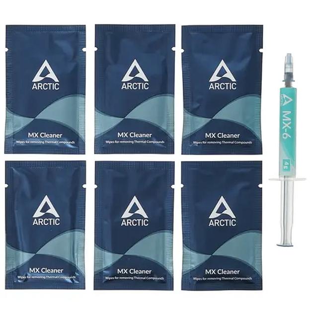MX-6 Thermal Compound 4-gramm with 6pcs MX Cleaner ACTCP00084A фото 1