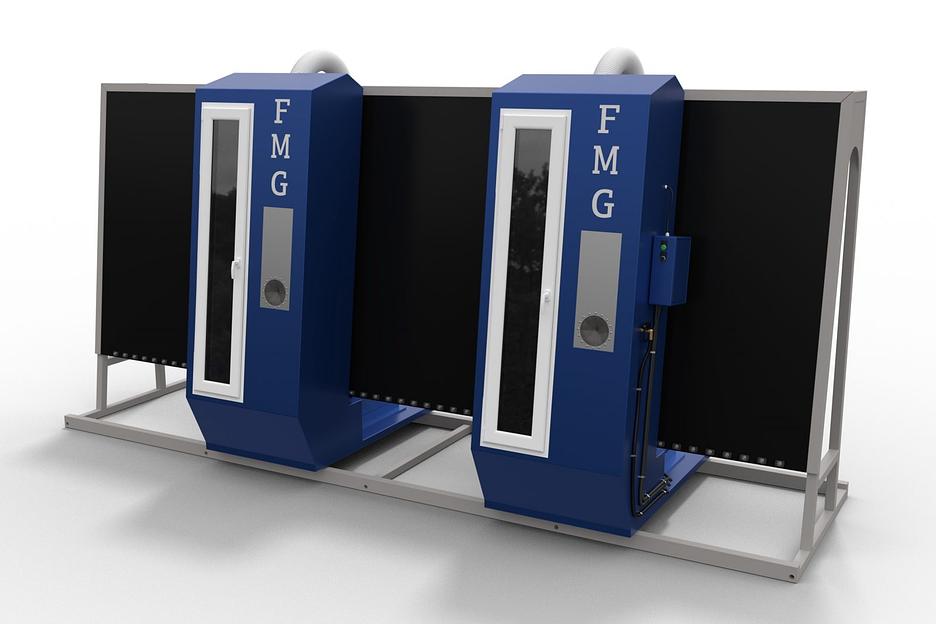 Пескоструйный аппарат РПУ-2 для стекла и зеркала фото 1