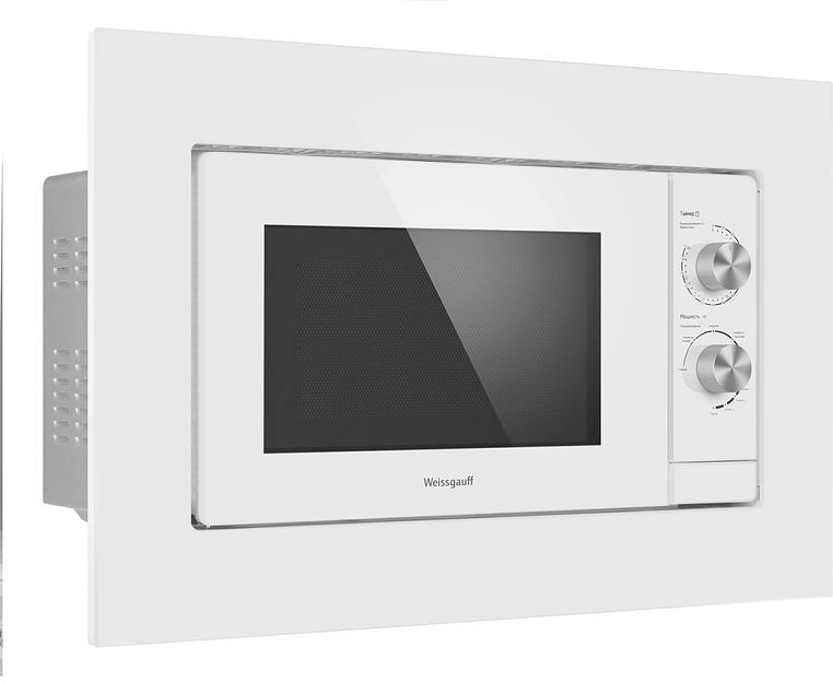 Микроволновая печь встраиваемая 20L HMT-2012GRILL WHITE WEISSGAUFF фото 6