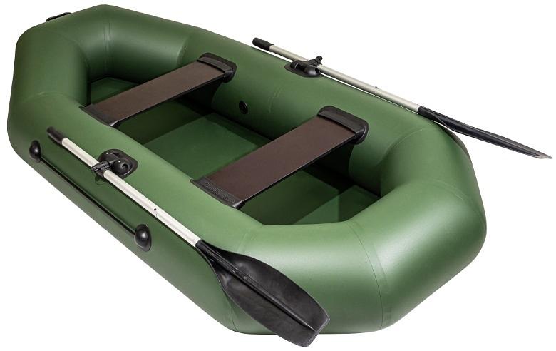 Лодка Барс 240, габариты: 2400*1200*340 мм., цвет: зеленый фото 4