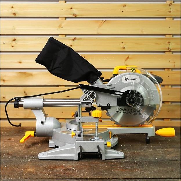 Торцовочная пила Deko DKMS2200-255 Laser 2200Вт 4500об/мин d=255мм фото 6