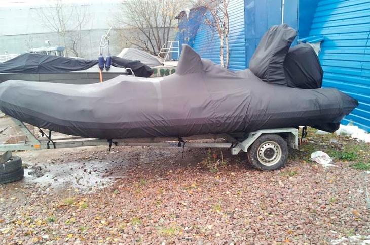 Зимний тент на лодку ОПТ фото 1