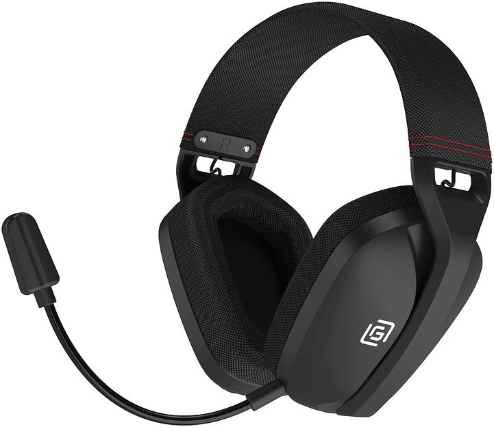 Наушники с микрофоном Оклик HS-L750G черный 1.5м накладные BT/Radio/3.5mm оголовье (2007557) фото 1