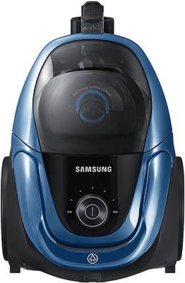 Пылесос Samsung VC18M3120VB синий, 380/1800 Вт, уборка сухая, пылесборник контейнер 2 л фото 1