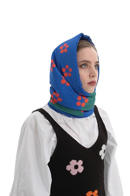 Утеплённая косынка «Танец. Вид сверху» фото 4